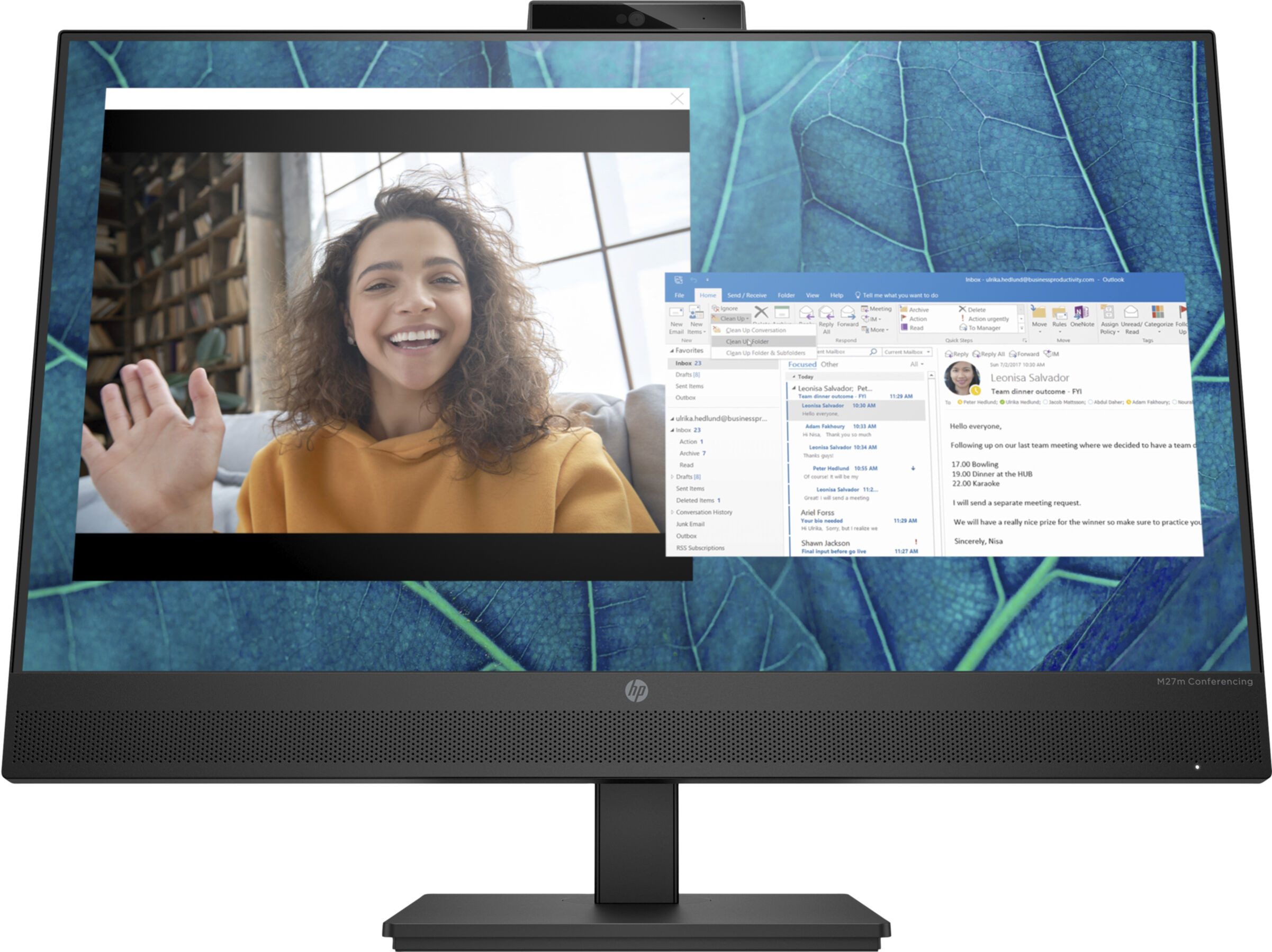 HP M27m (HSD-0117-A) LED-Monitor (68,58 cm/27 ", 1920 x 1080 px, Full HD, 5 ms Reaktionszeit, 75 Hz, IPS)