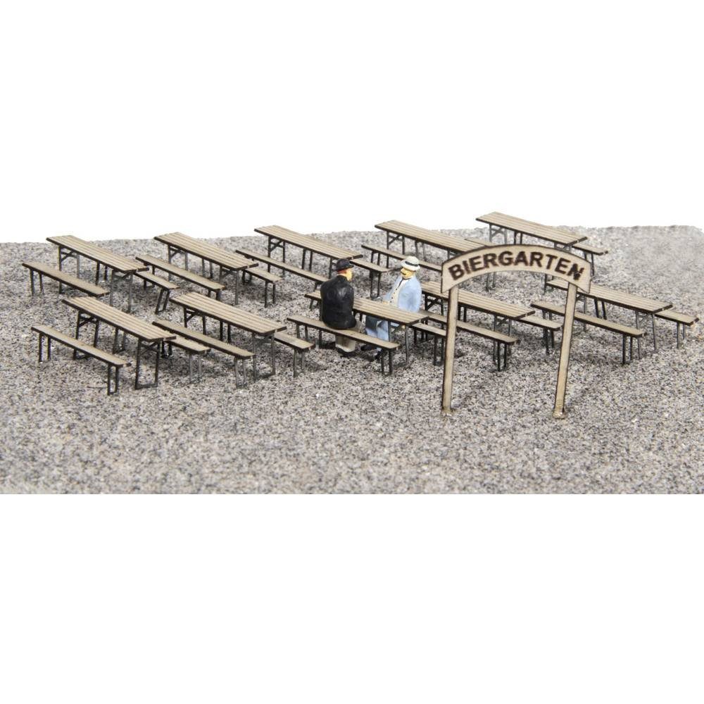MBZ Modelleisenbahn-Fertiggelände H0 Biergartenausstattung
