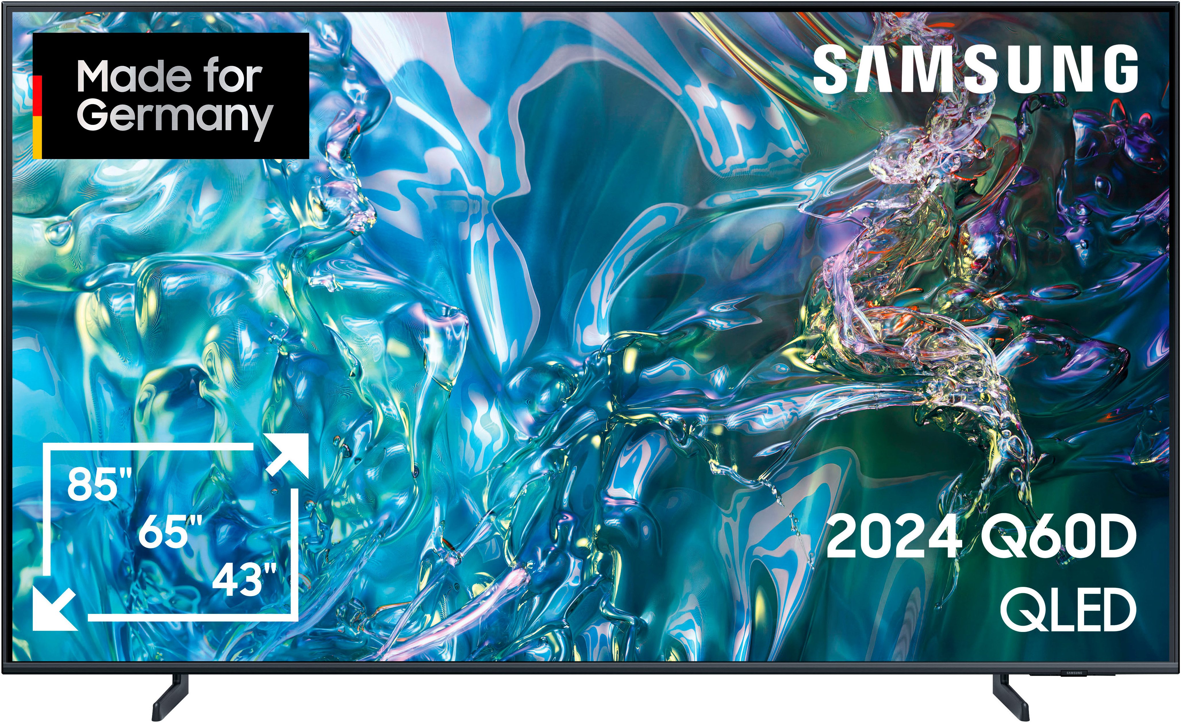 Samsung GQ75Q60DAU QLED-Fernseher (189 cm/75 Zoll, 4K Ultra HD, Smart-TV, Crystal UHD, Q-Symphony, HDR10+, Dolby Surround Sound, Gaming Hub)
