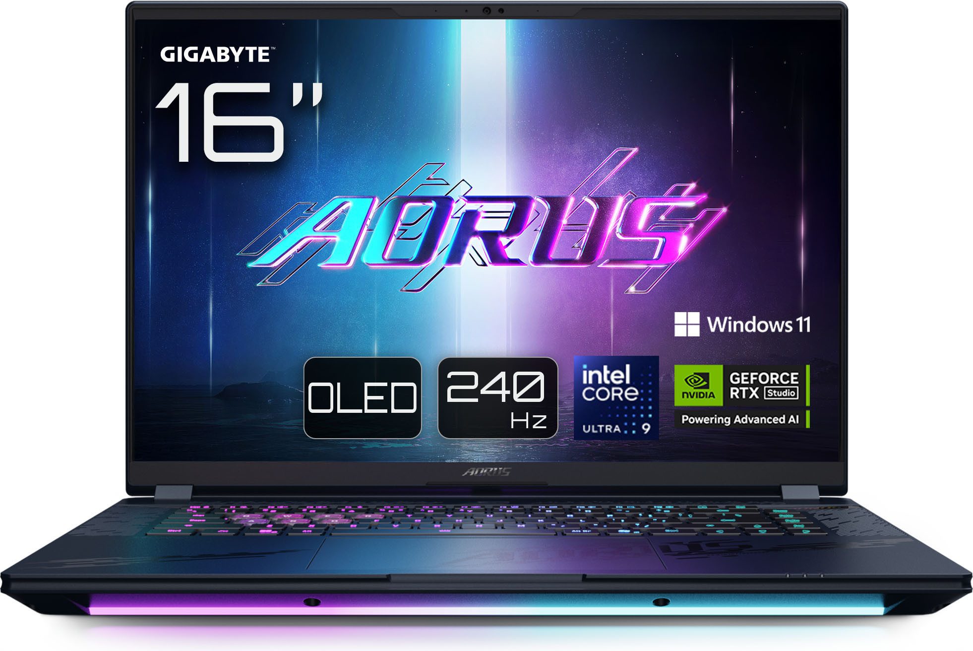 Gigabyte GIGABYTE AORUS MASTER 16 BYHC5DEE65SP(P) Gaming-Notebook (40,64 cm/16 Zoll, Intel Core Ultra 9 275HX, GeForce RTX 5080, 1000 GB SSD)