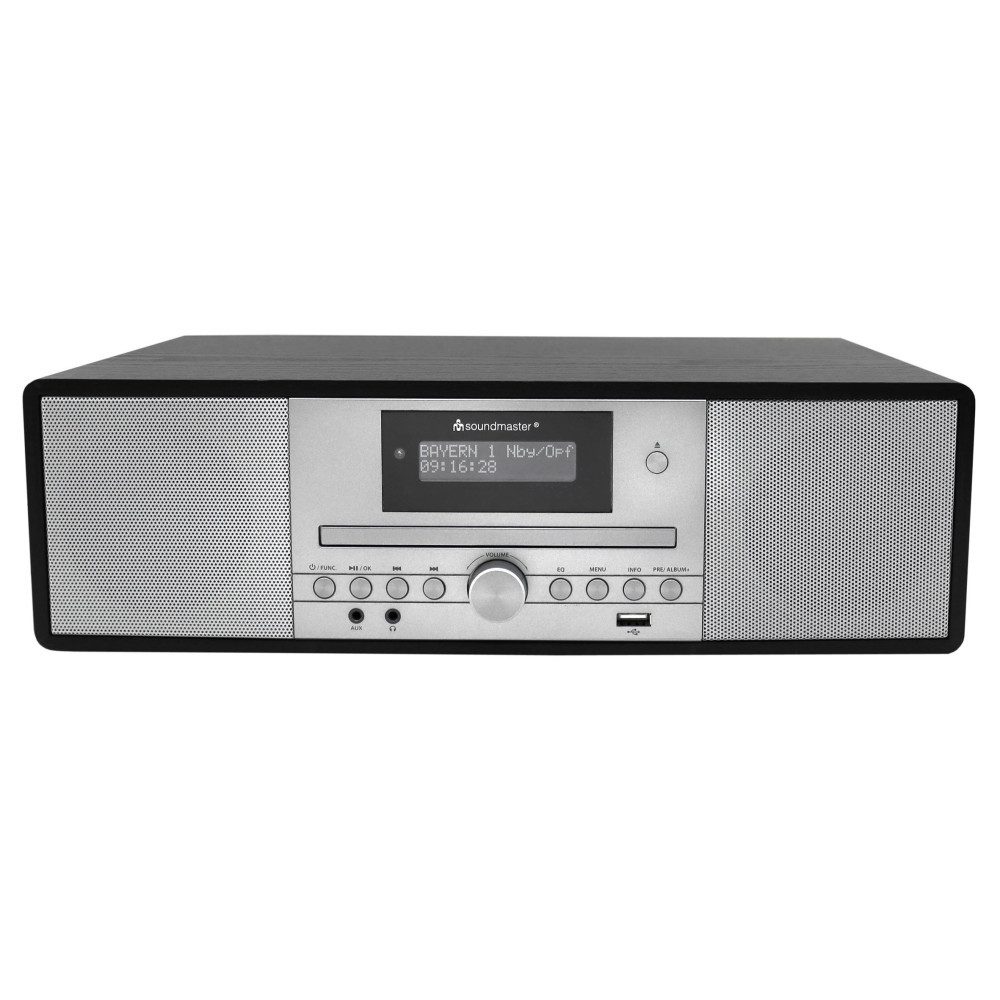 Soundmaster DAB+ Radio mit CD Player DAB980 schwarz Digitalradio (DAB)