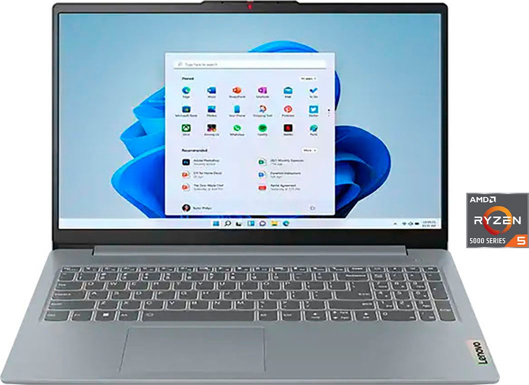 Lenovo IdeaPad Slim 3 15ABR8 Notebook (39,62 cm/15,6 Zoll, AMD Ryzen 5 5625U, Radeon, 512 GB SSD)
