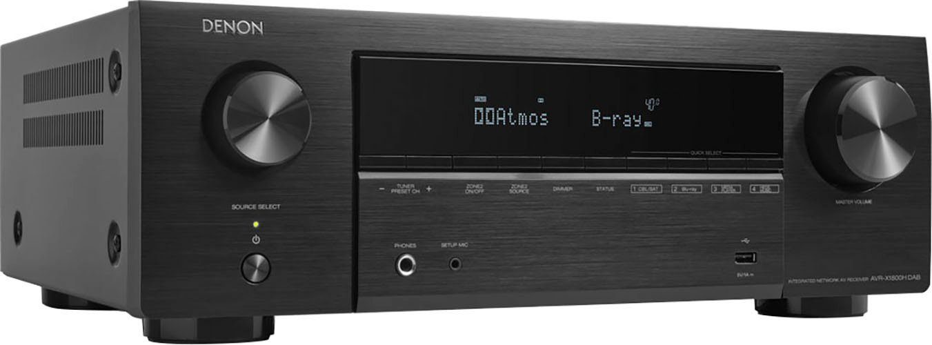 Denon AVR-X1800H AV-Receiver 7.2 (Bluetooth, LAN (Ethernet), WLAN)