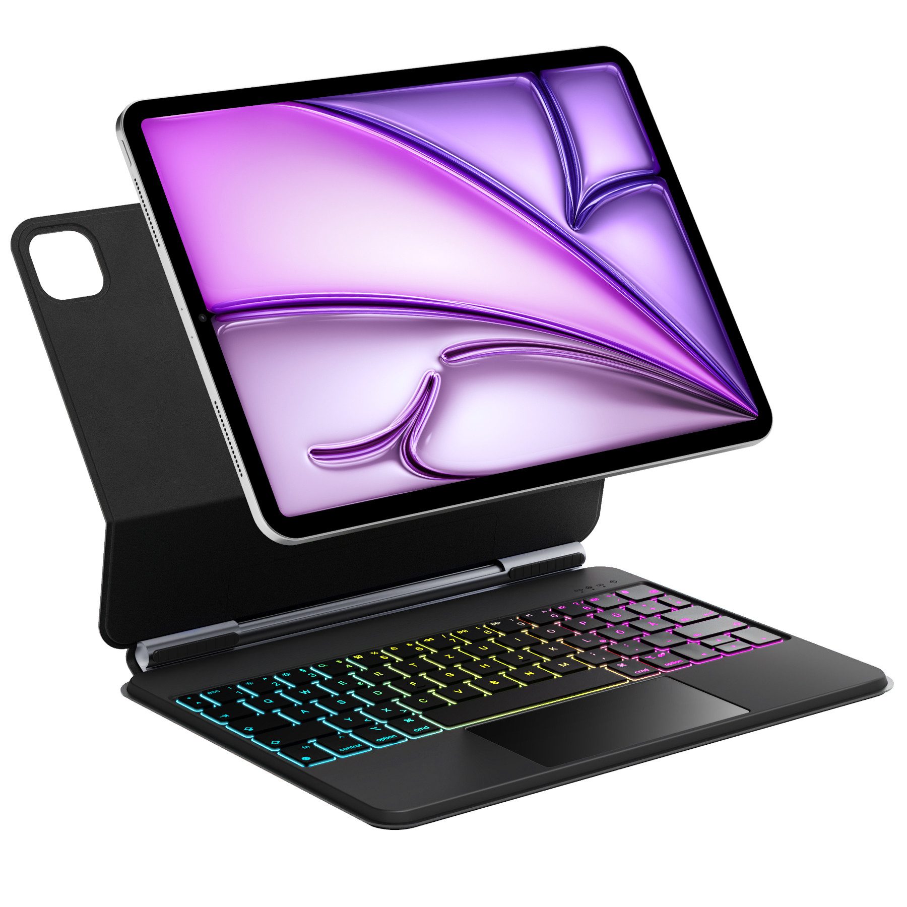 Inateck Magic Keyboard für iPad Air M3 M2, iPad Air Pro 10.9/11/12.9/13 Zoll iPad-Tastatur
