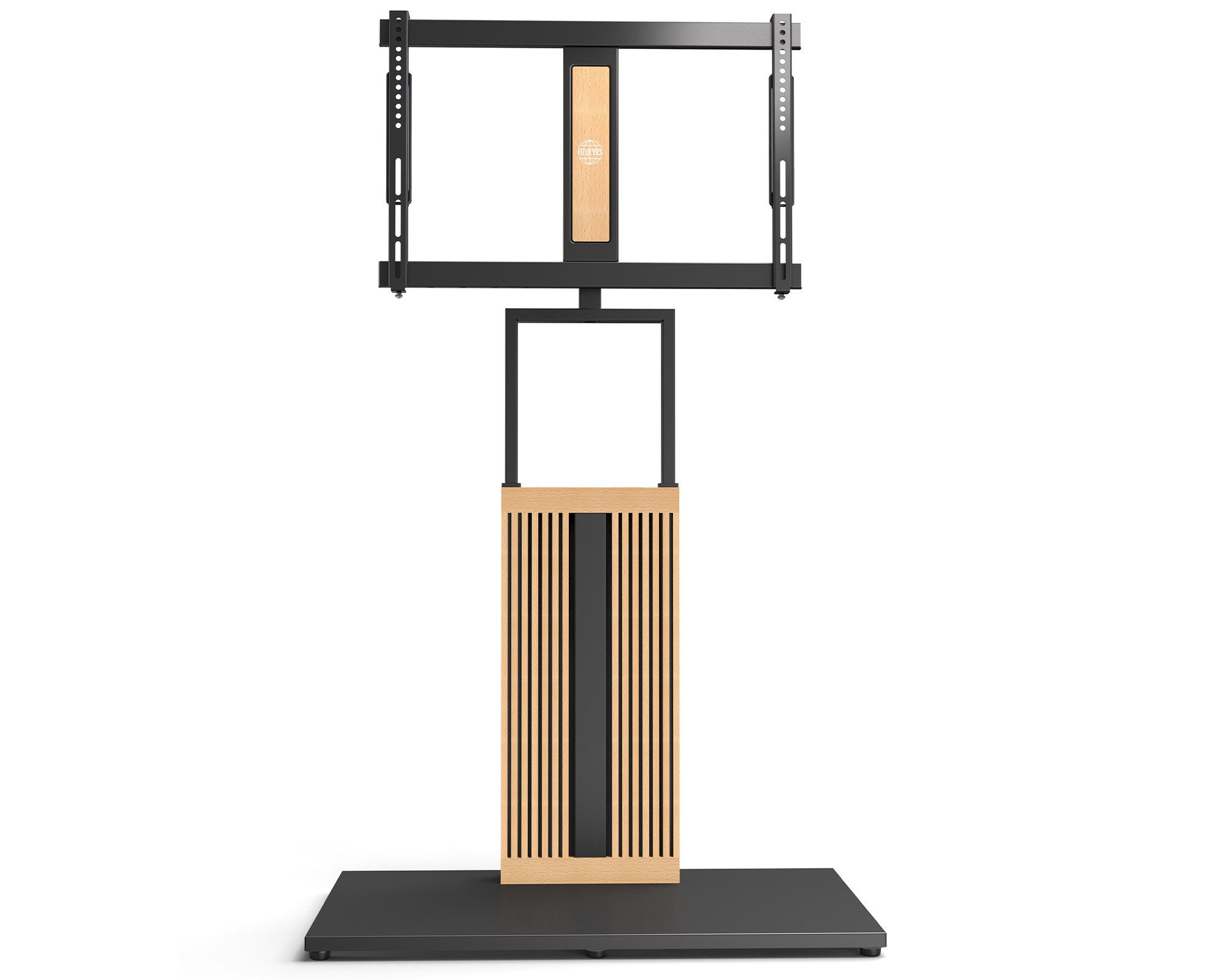 FITUEYES TV-Ständer, (bis 88,00 Zoll, TV Stand aus Buchenholz)