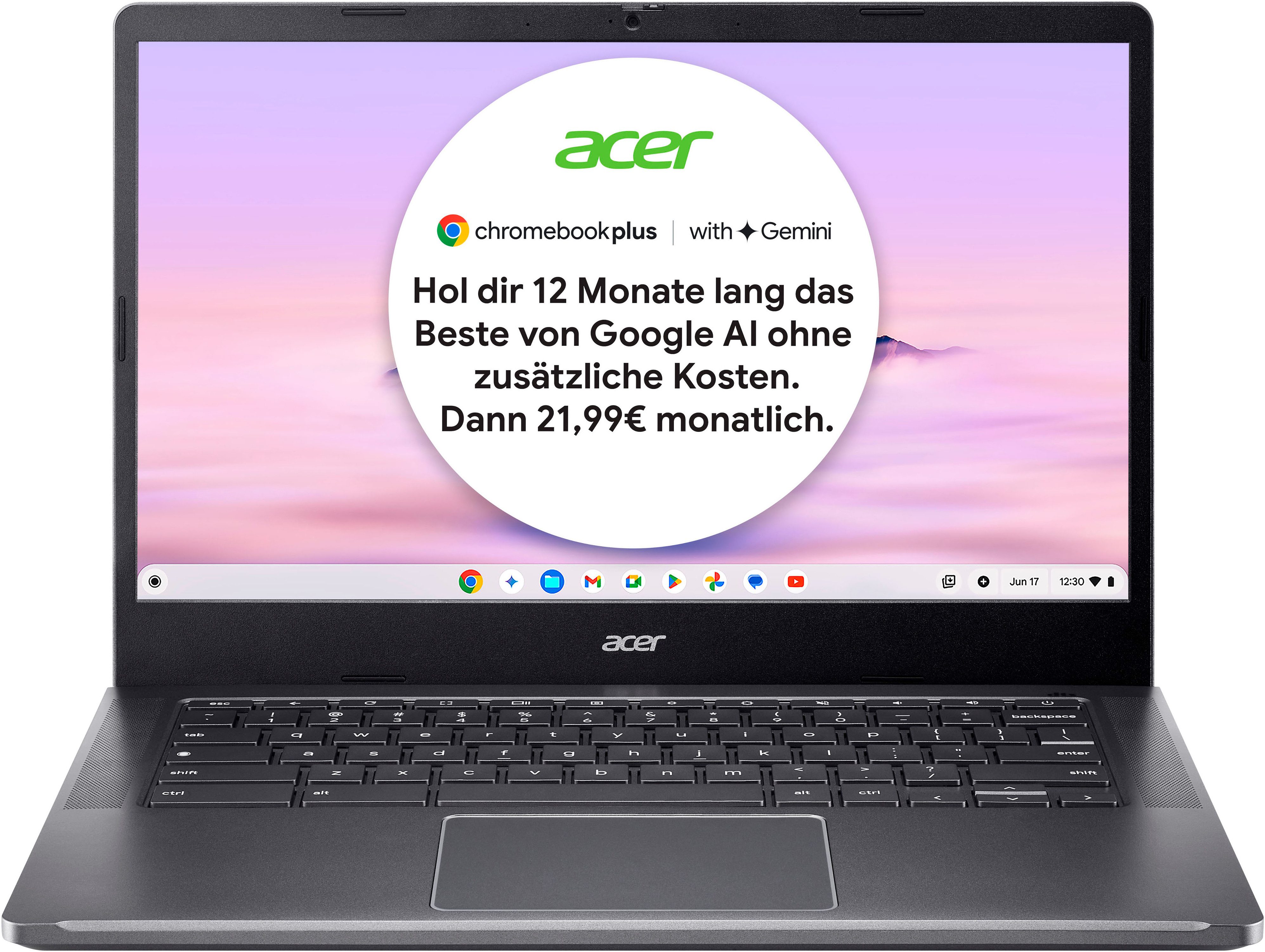 Acer CB514-4H-364N Chromebook (35,56 cm/14 Zoll, Intel Core i3 N305, UHD Graphics, 256 GB SSD)