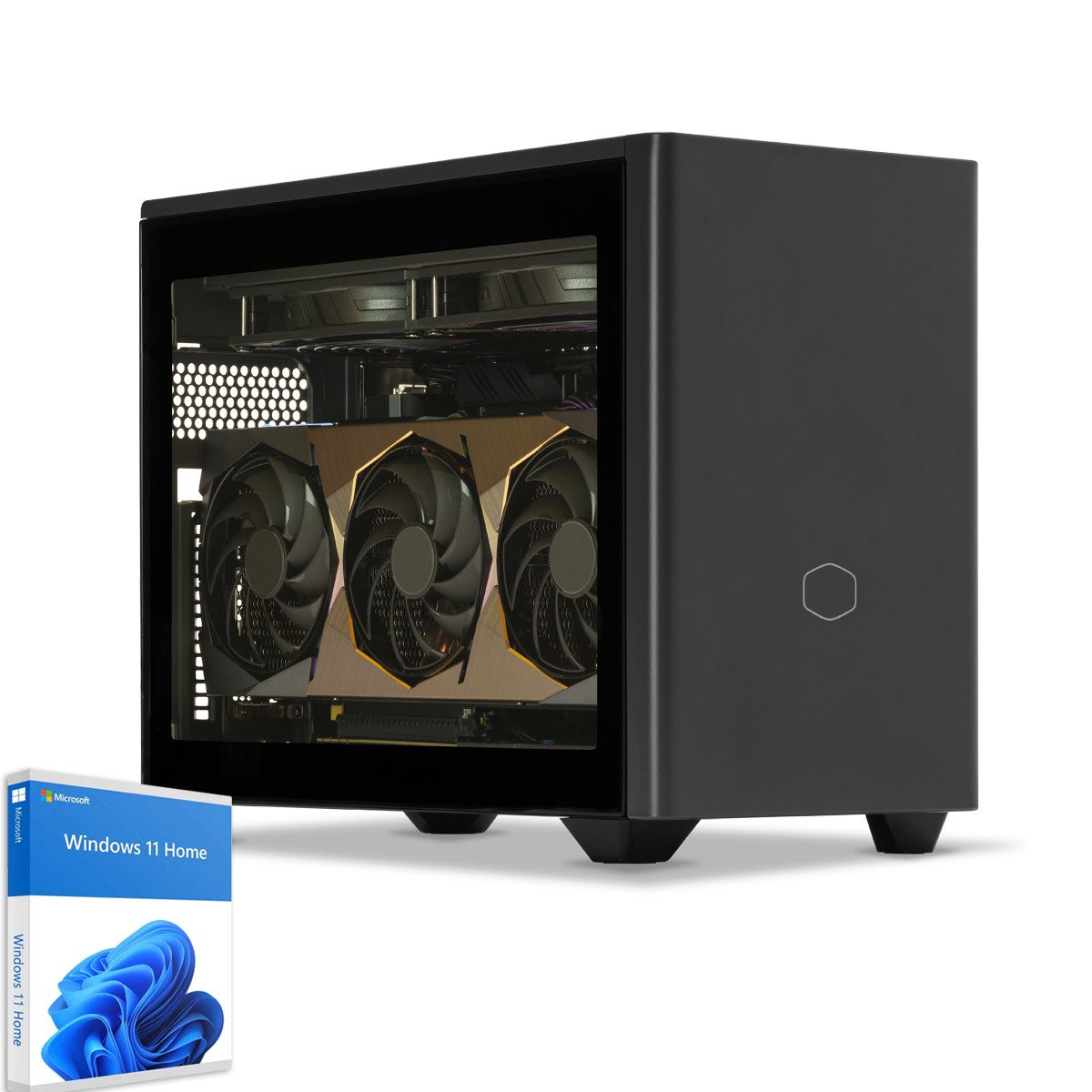 Sedatech UCCB004I2I1HF - Watercooling Gaming Mini-PC (Intel Core i7 12700KF 12x 3.6GHz (max 5.0GHz), Geforce RTX4060 8GB, 32 GB RAM, 2000 GB SSD, Watercooling, Wifi 867Mbits ax)