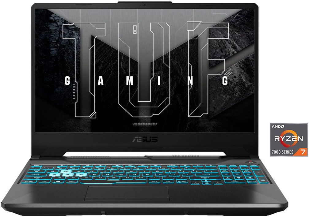 Asus TUF Gaming A15 FA506NCR-HN020W Gaming-Notebook (39,6 cm/15,6 Zoll, AMD Ryzen 7 7435HS, GeForce RTX 3050, 512 GB SSD)