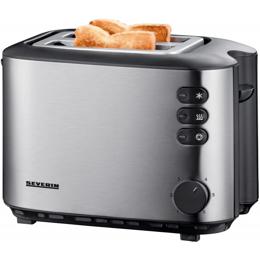 Severin Toaster Severin AT 2514 Edelstahl Automatik Toaster - Toaster, Standard-Toaster