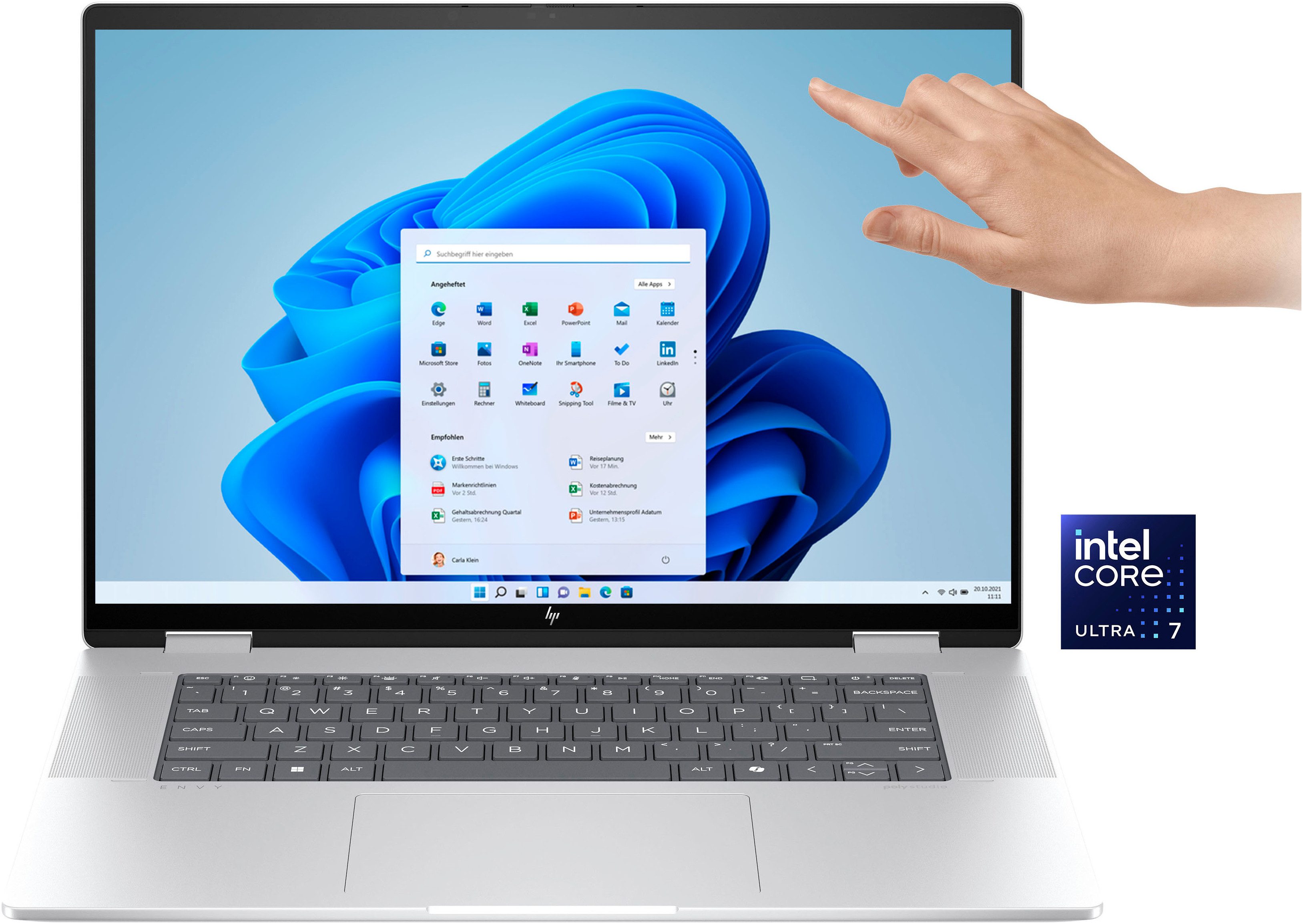 HP Envy 16-ac0276ng Convertible Notebook (40,64 cm/16 Zoll, Intel Core Ultra 7 155U, 1000 GB SSD)