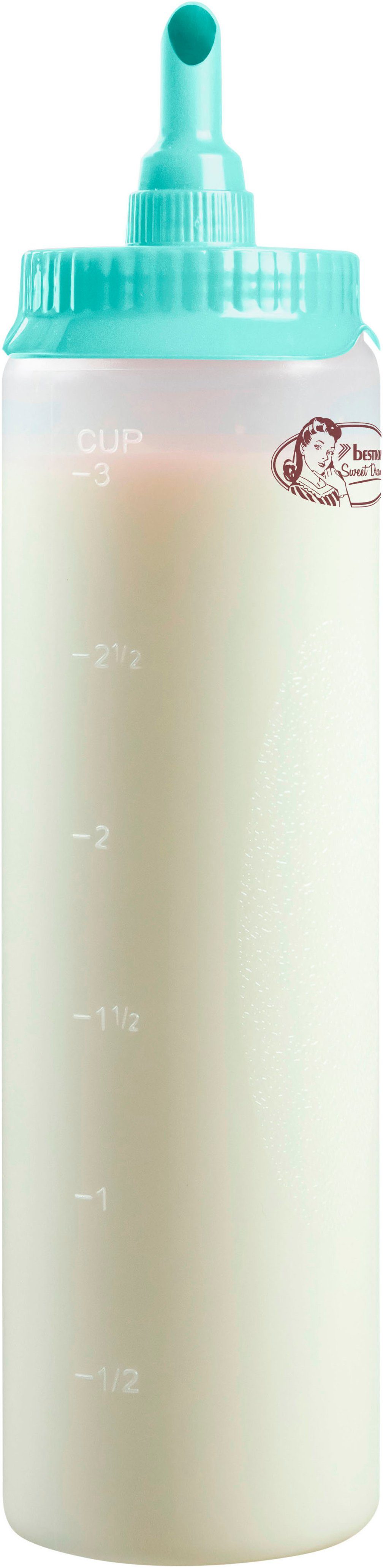 bestron Teigportionierer ABOTTLEM, (1-tlg), mit Skala, Teigdosierer für 700 ml
