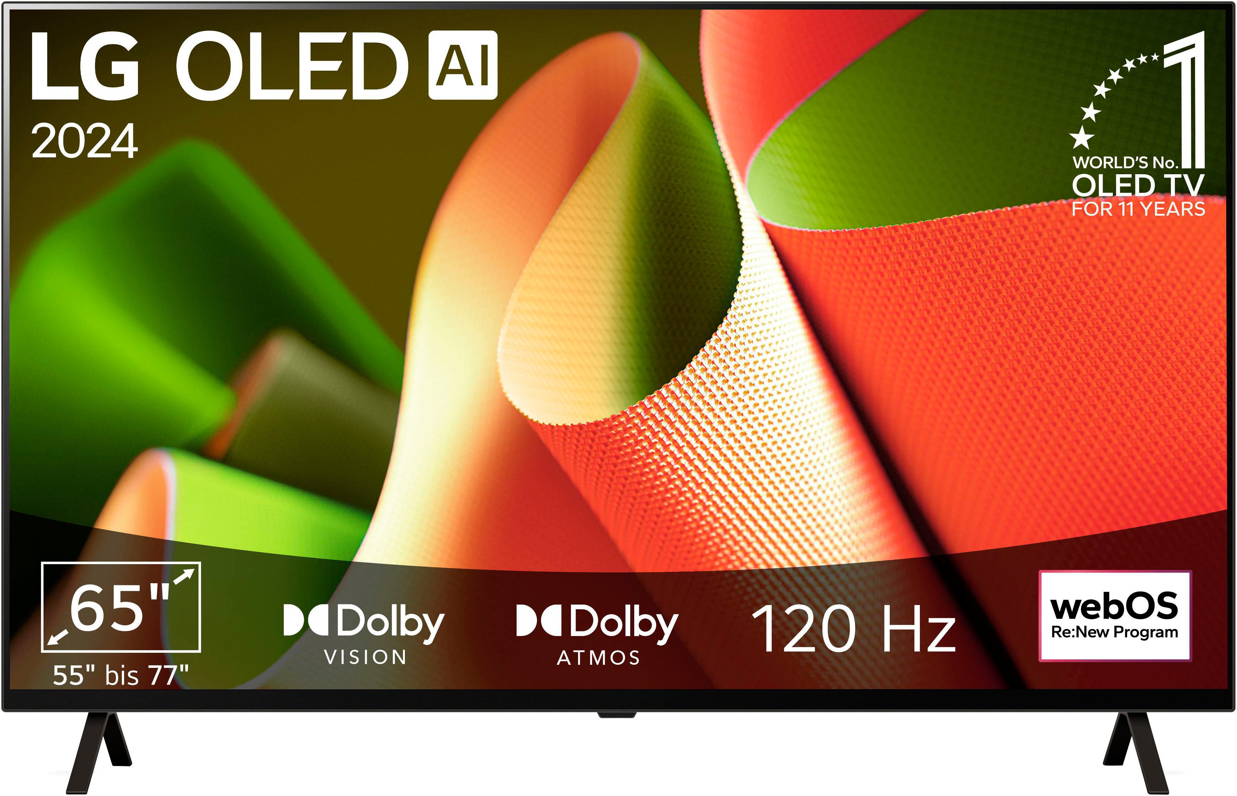 LG OLED65B42LA OLED-Fernseher (164 cm/65 Zoll, 4K Ultra HD, Smart-TV)