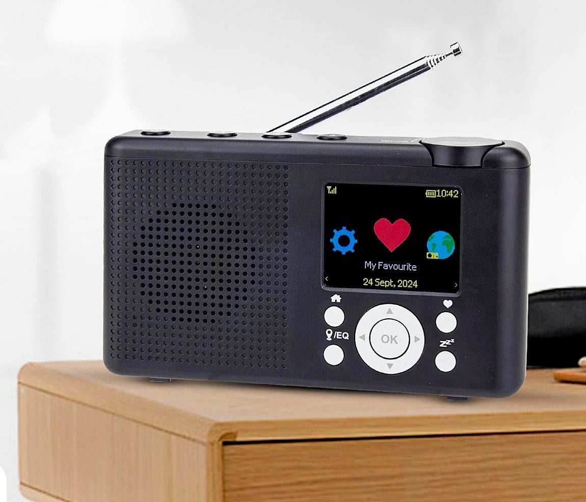 Reflexion TRA23I Internet-Radio (Digitalradio (DAB), Bluetooth, UKW, DAB, DAB+, RDS, Farbdisplay, Bluetooth)