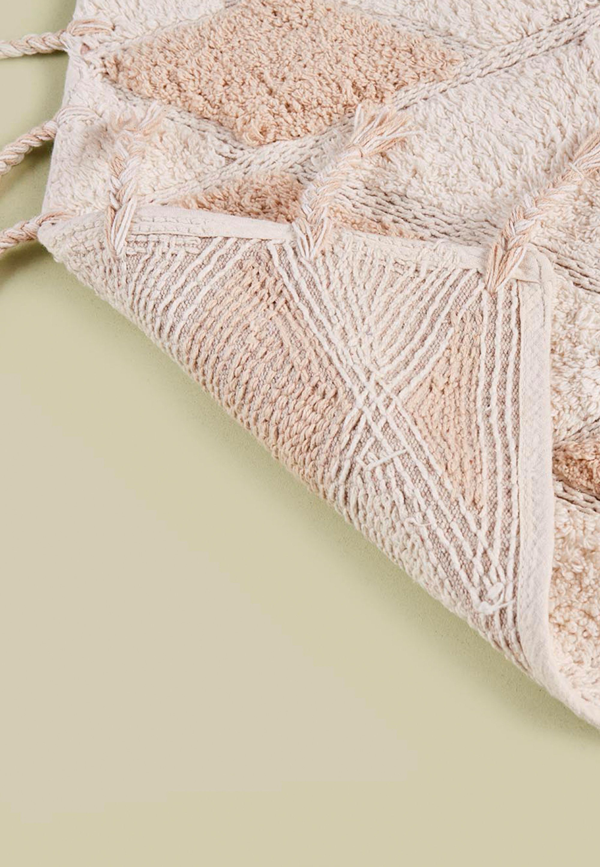 Bella Maison Badematte Mono, Höhe 1 mm, rutschfest, Baumwolle, 100% Baumwolle Rutschfest