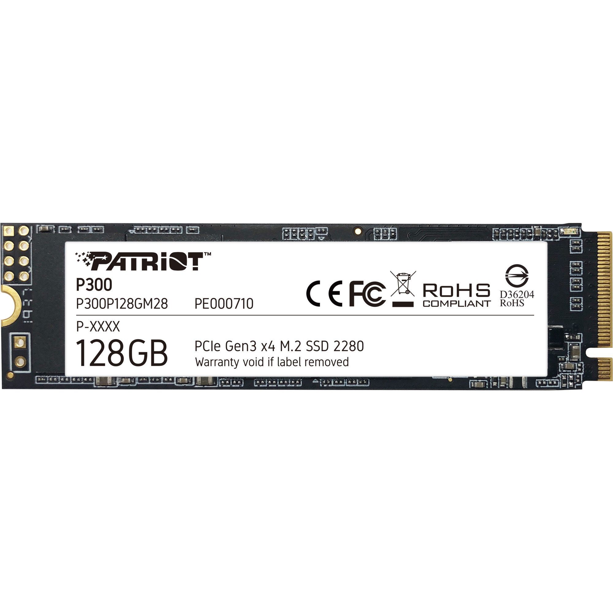Patriot Patriot P300 128 GB, SSD, (PCIe 3.0 x4, NVMe 1.3, interne SSD (128 GB)