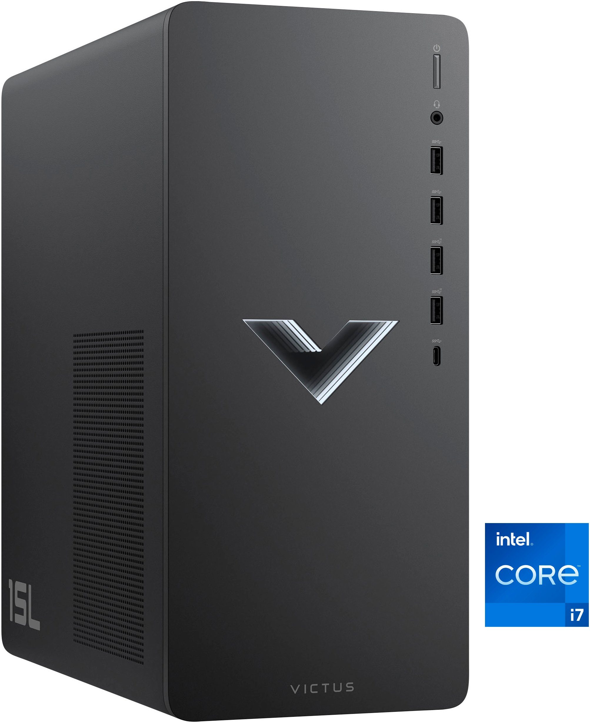 HP TG02-2218ng Gaming-PC (Intel Core i7 14700F, NVIDIA GeForce RTX 4060 8GB, 32 GB RAM, 1000 GB SSD, Luftkühlung)