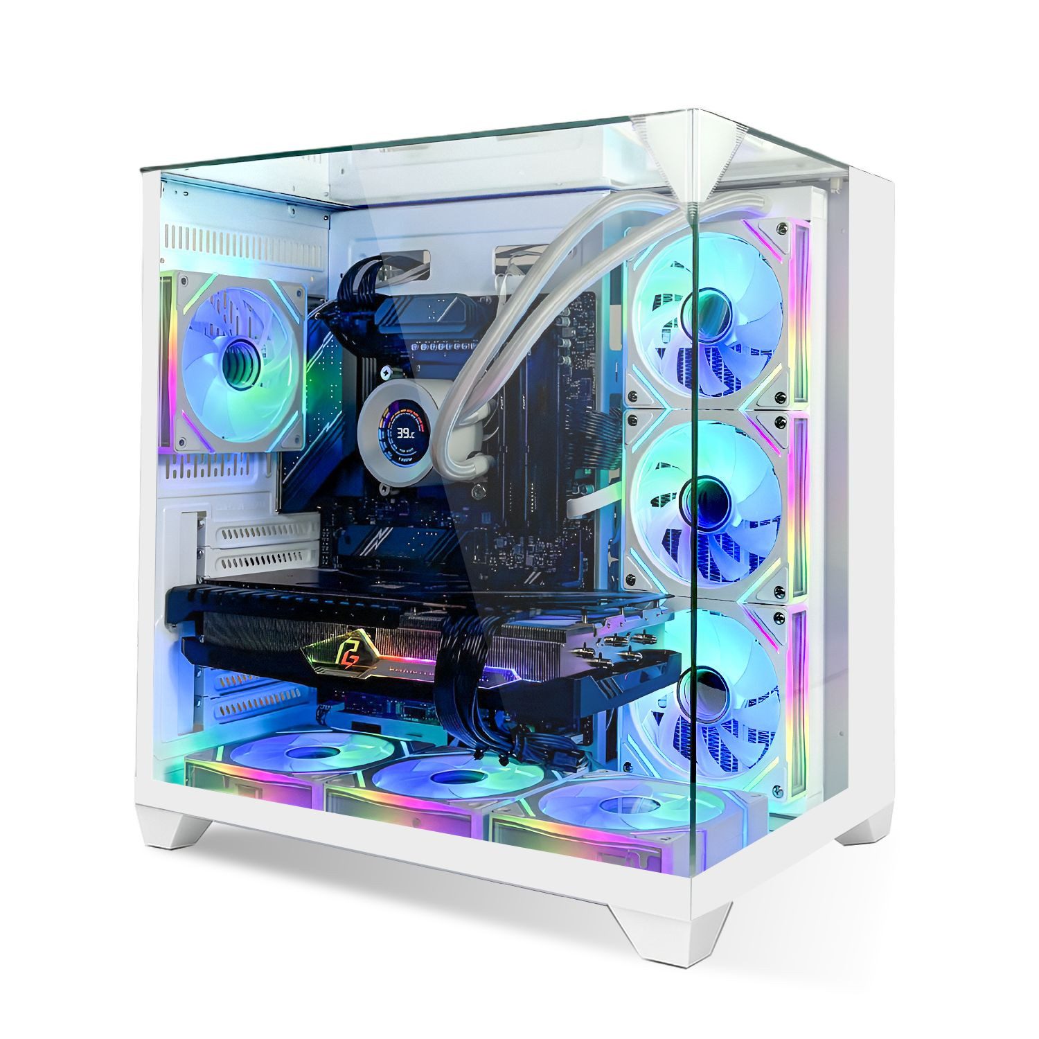 SYSTEMTREFF Gaming-PC (Intel Core i9 12900KF, Nvidia GeForce RTX 5070, 32 GB RAM, 1000 GB SSD, Wasserkühlung)