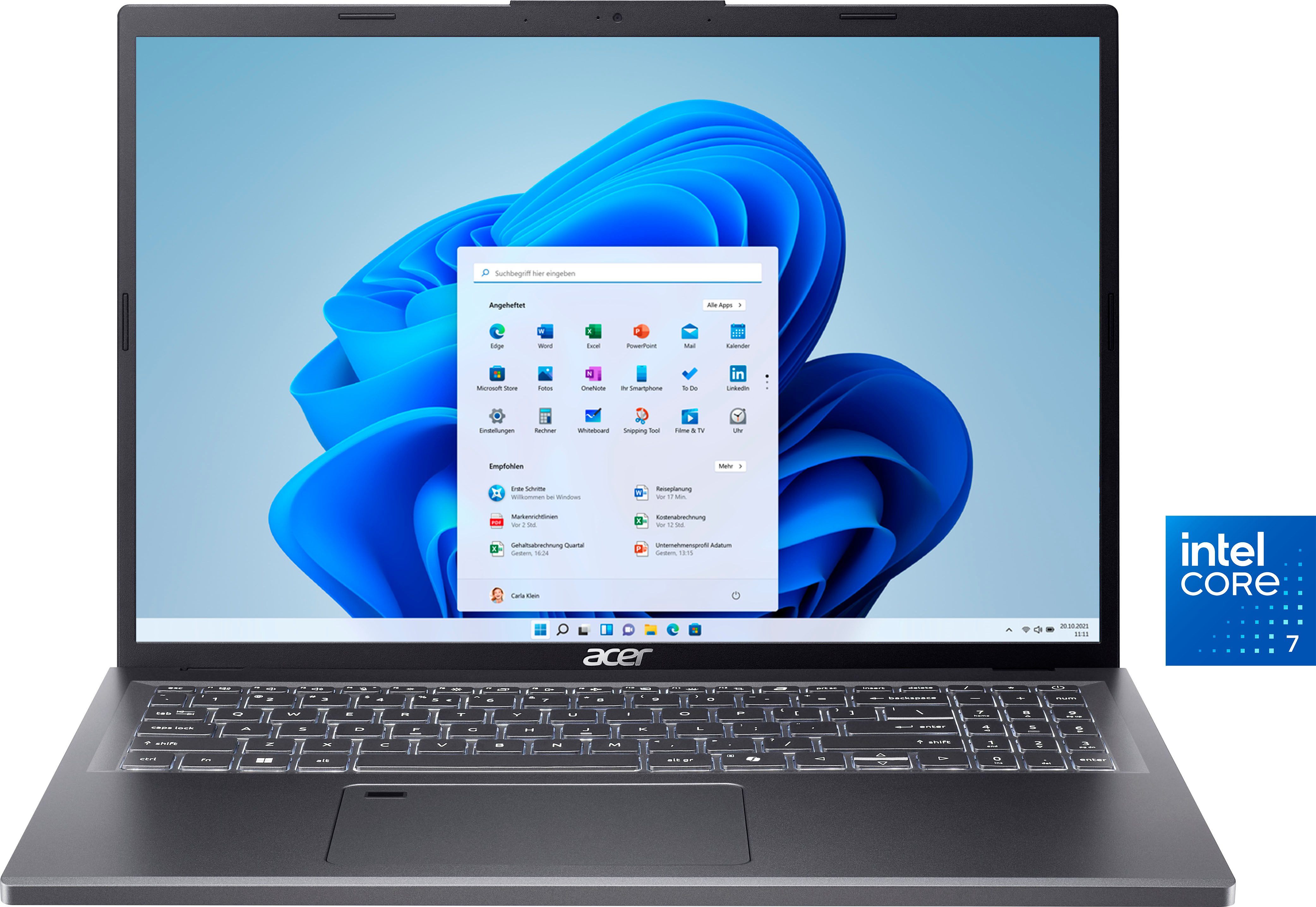 Acer A16-51GM-77G2 Gaming-Notebook (40,64 cm/16 Zoll, Intel Core 7 150U, GeForce RTX 2050, 1000 GB SSD)