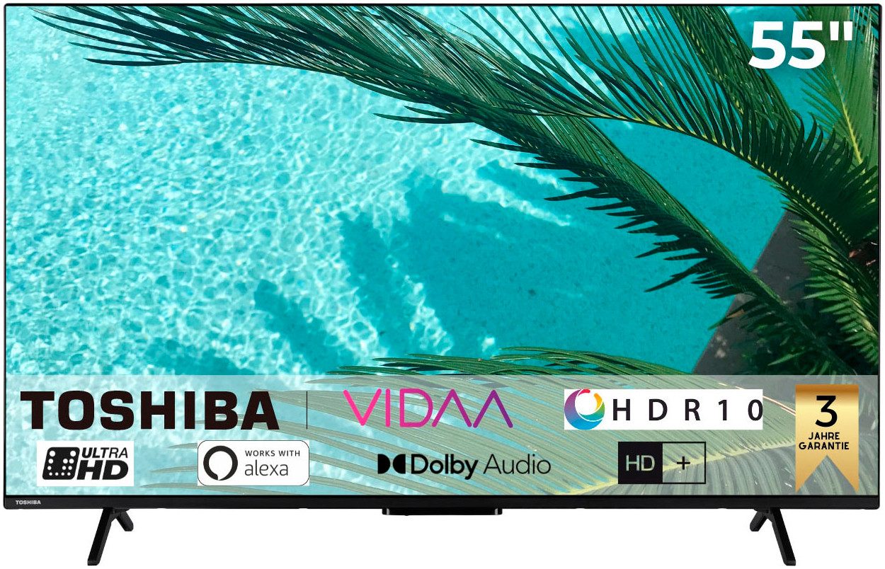 Toshiba 55UV2463DA LED-Fernseher (139 cm/55 Zoll, 4K Ultra HD, Smart-TV)