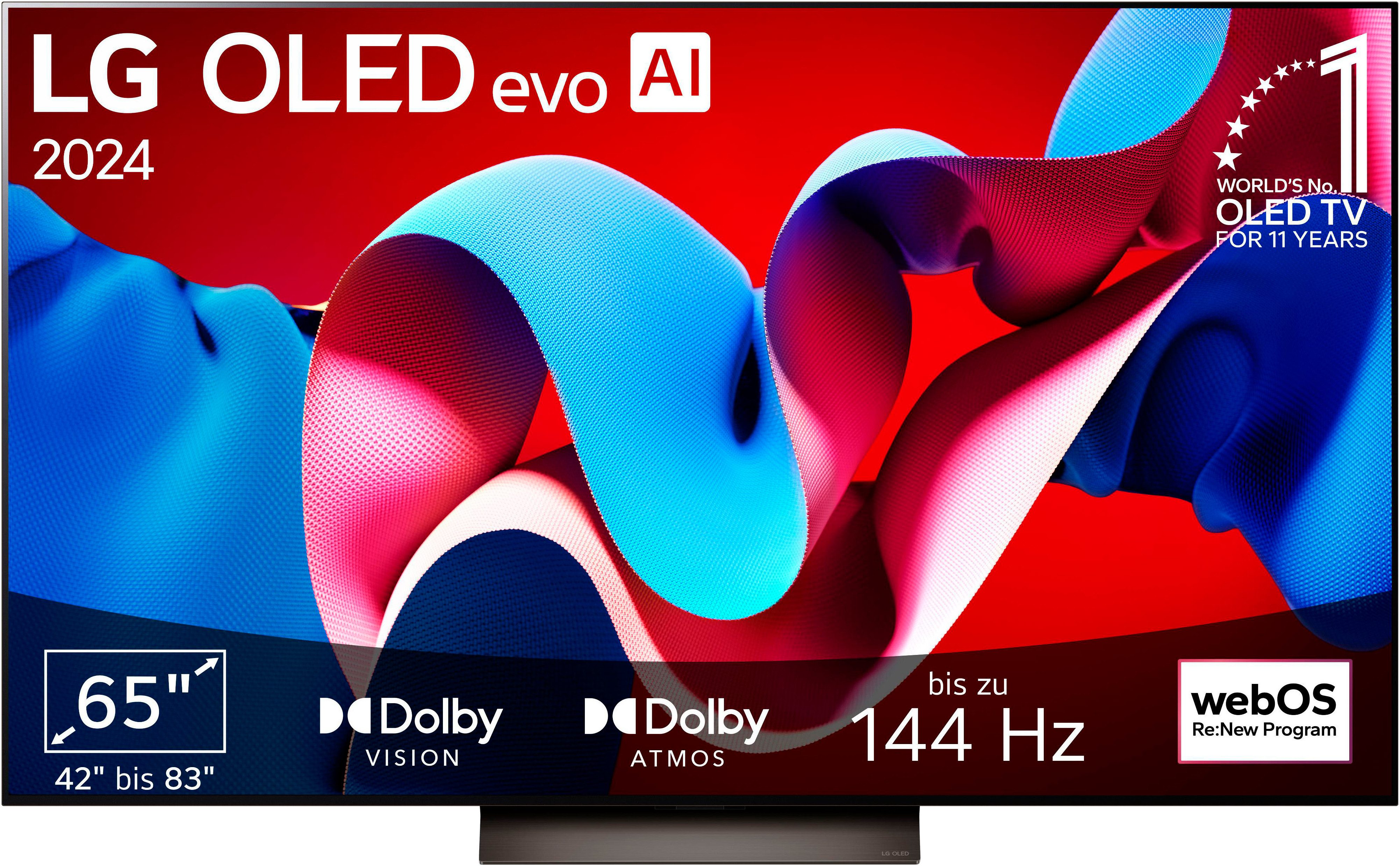 LG OLED65C47LA OLED-Fernseher (164 cm/65 Zoll, 4K Ultra HD, Smart-TV)