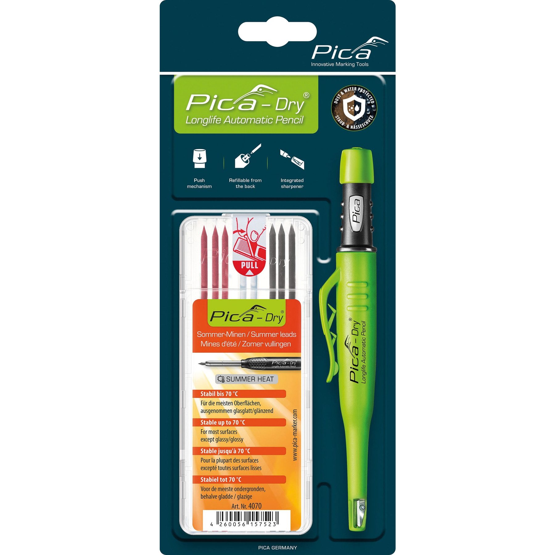 Pica Marker PICA Dry Tieflochmarker Bundle 30407, Sommer-Set