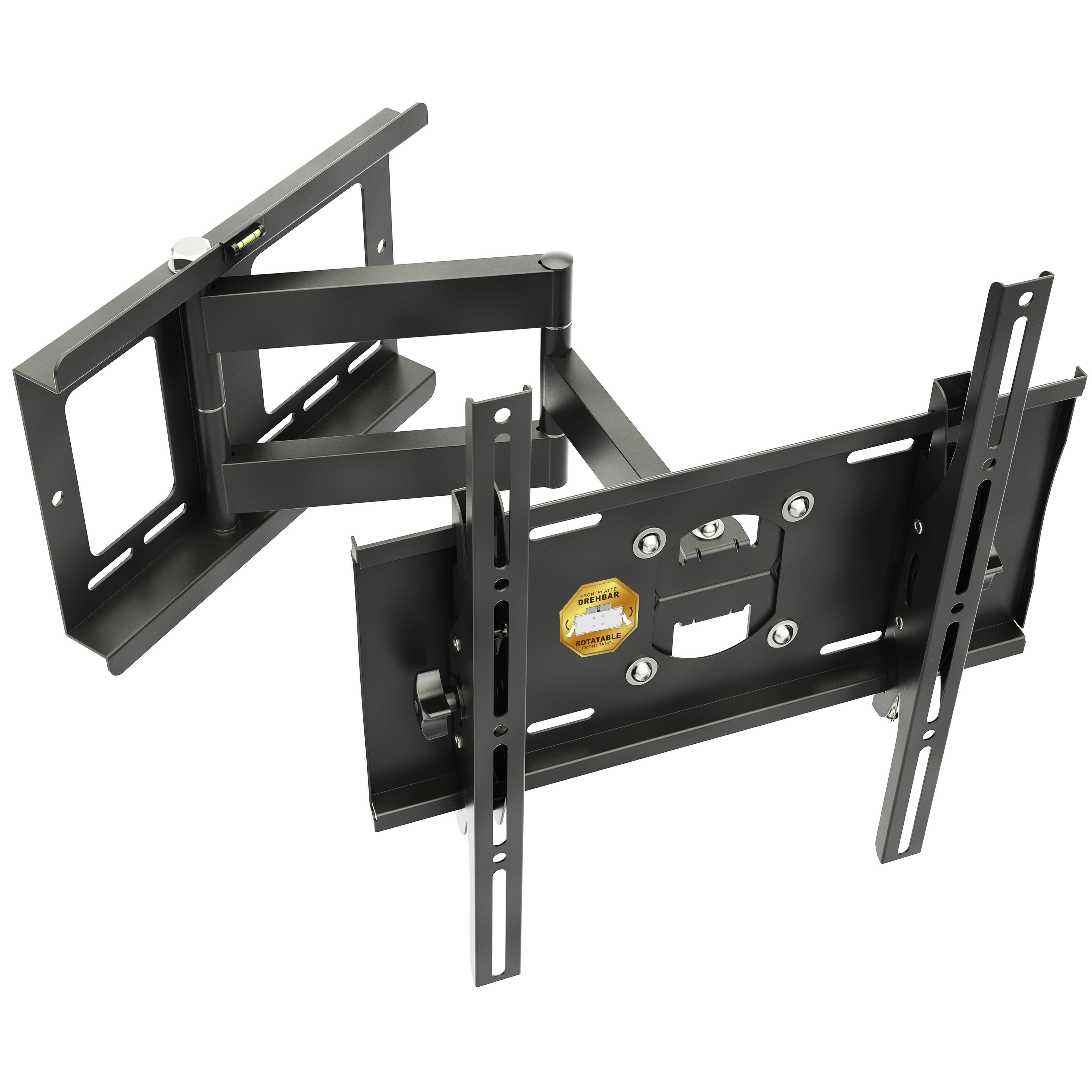 RICOO TV-Wandhalterung TV Wandhalter 43" 47" 50" 55" 65" max 95 Kg schwenkbar R23-S, (bis 65 Zoll, VESA 200x200 bis 400x400, 1-tlg., vollbeweglich ausziehbar neigbar 40 Zoll bis 65 Zoll stabil, bis 15° Neigung, bis zu 180° Schwenkung, Fernseher Halter universal)
